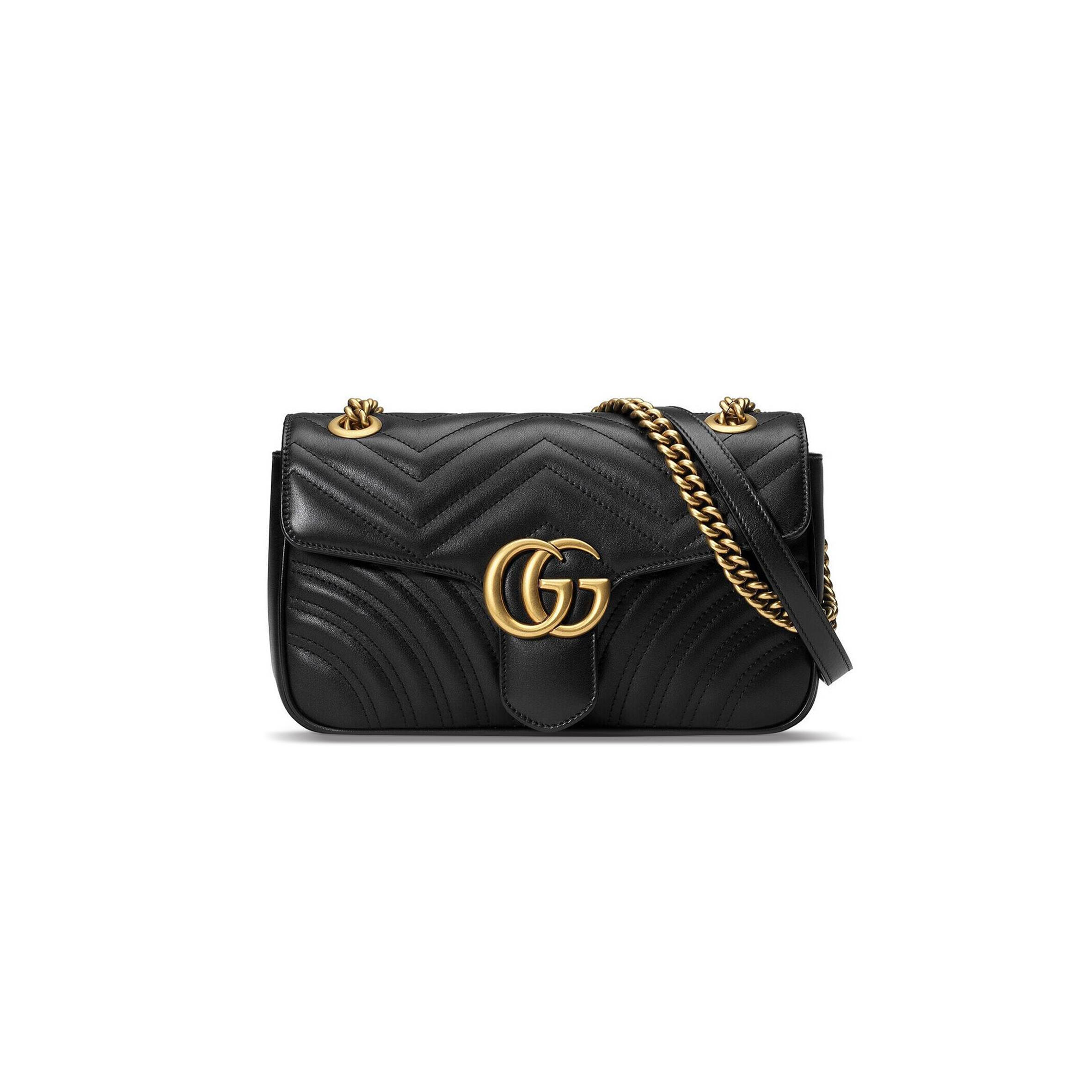 GUCCI MARMONT MEDIUM MATELASSE SHOULDER BAG 443497 (26*15*7cm)